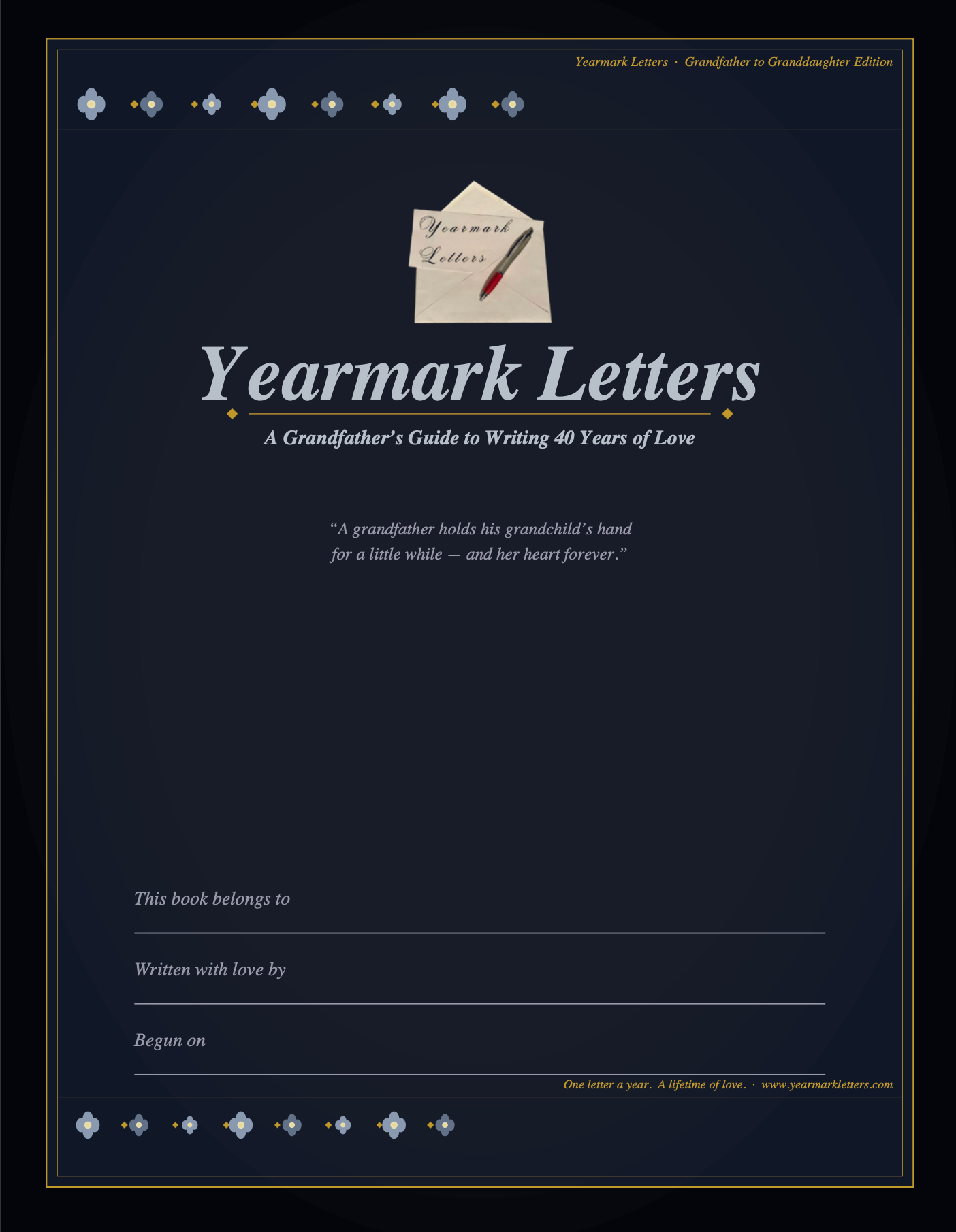 Yearmark Letters: Grandfather to Granddaughter Edition