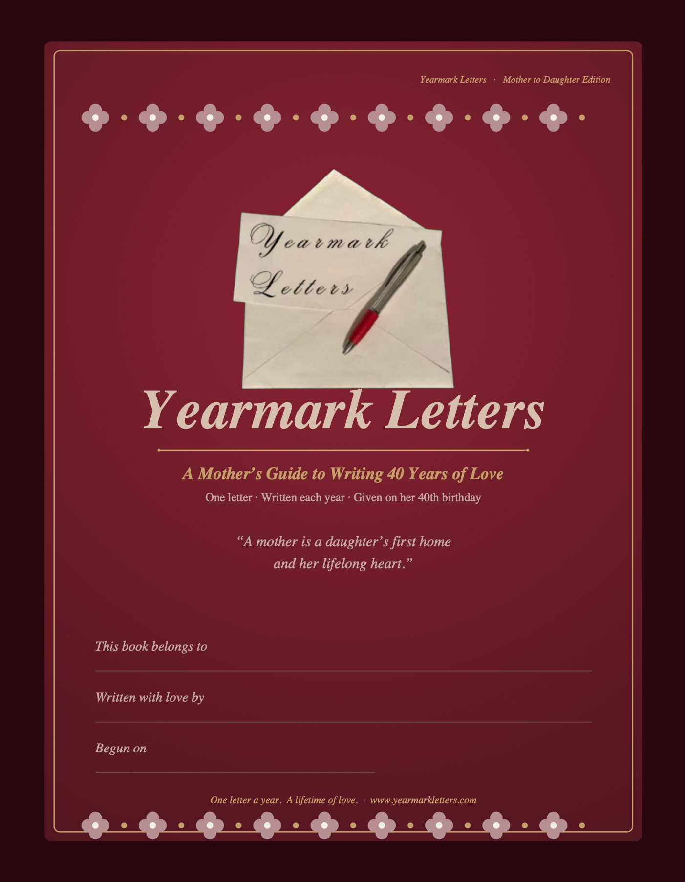 Yearmark Letters: Mother to Daughter Edition