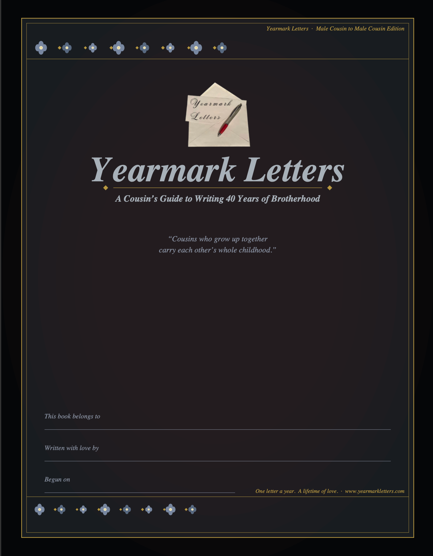 Yearmark Letters: Male Cousin to Male Cousin