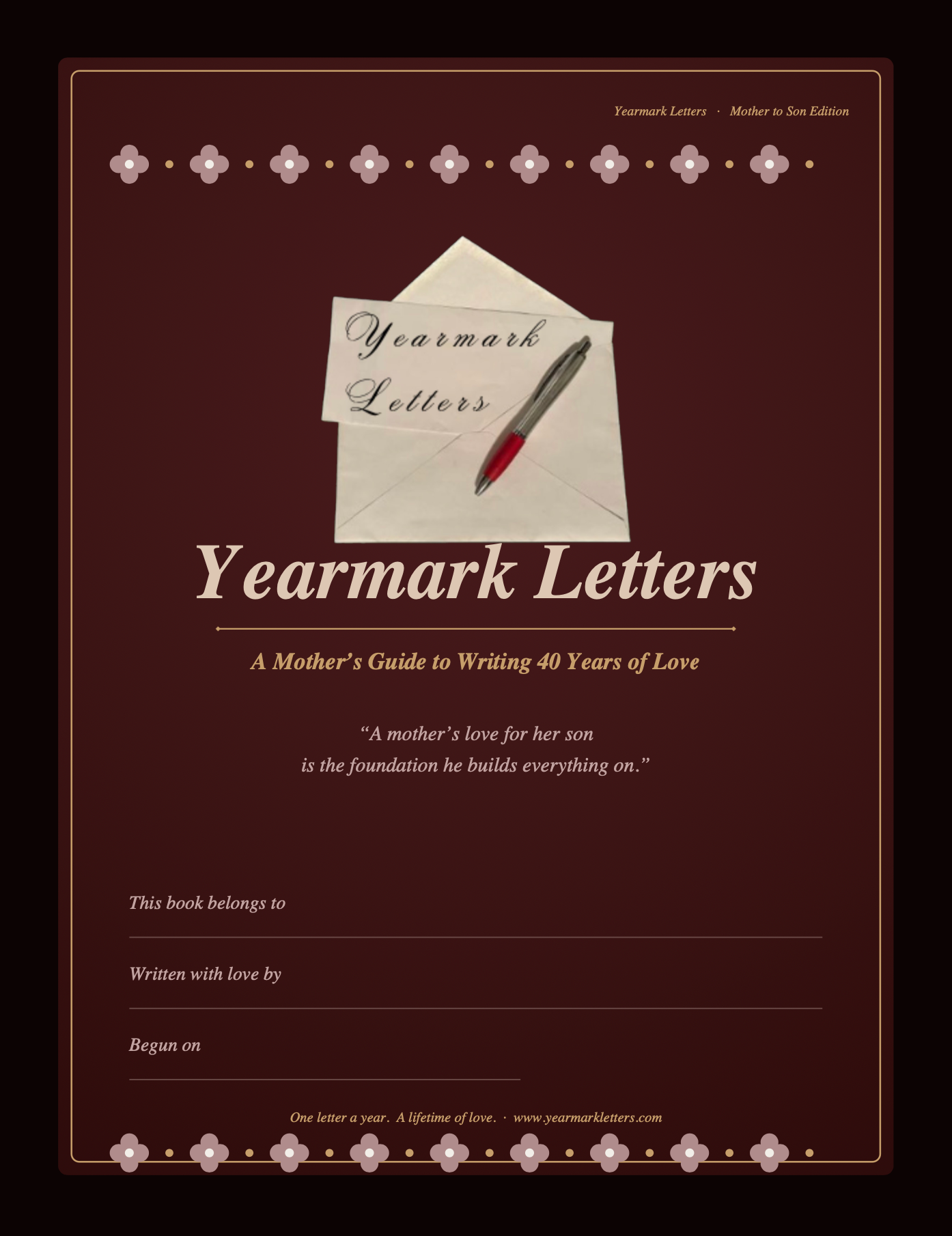 Yearmark Letters: Mother to Son Edition